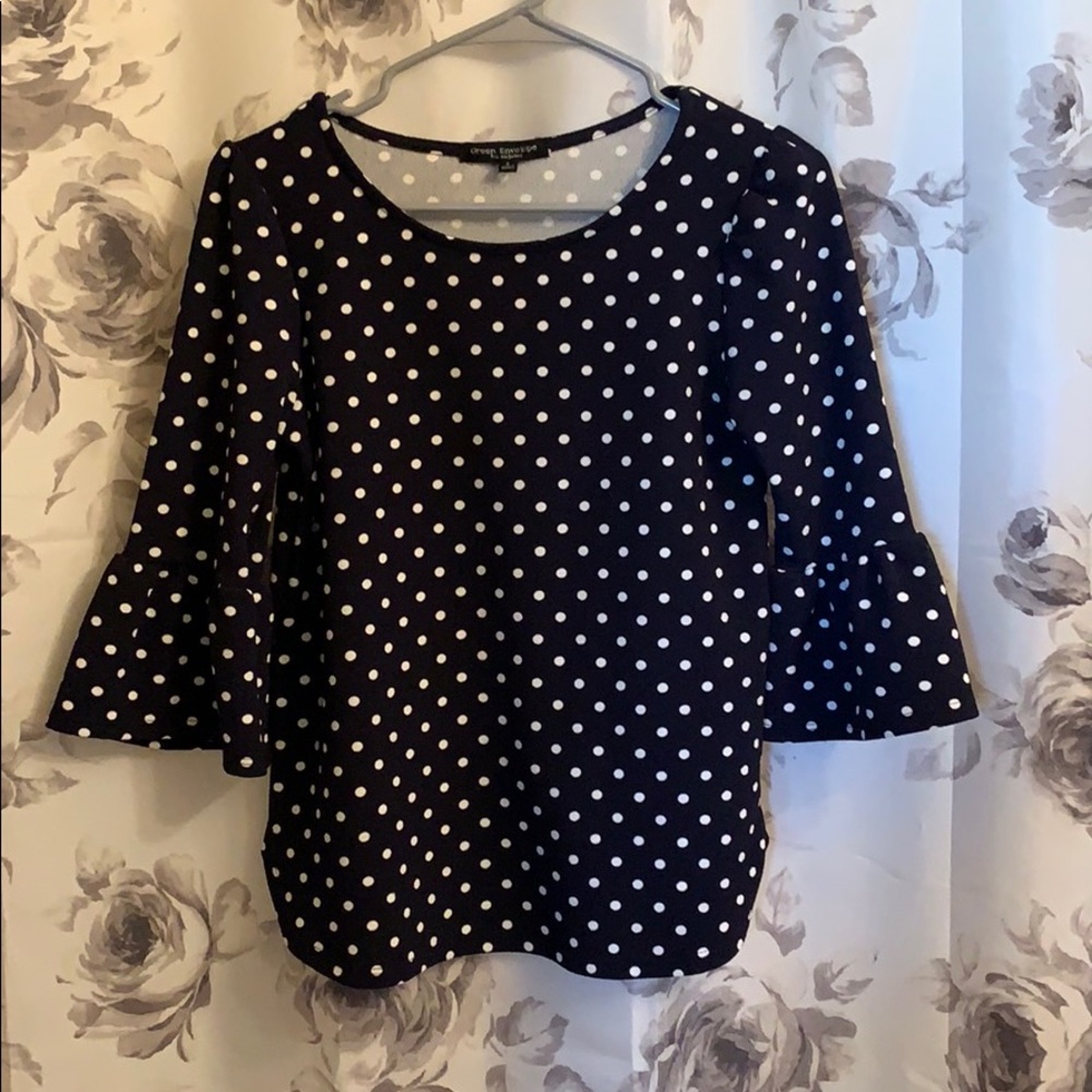 Navy blouse